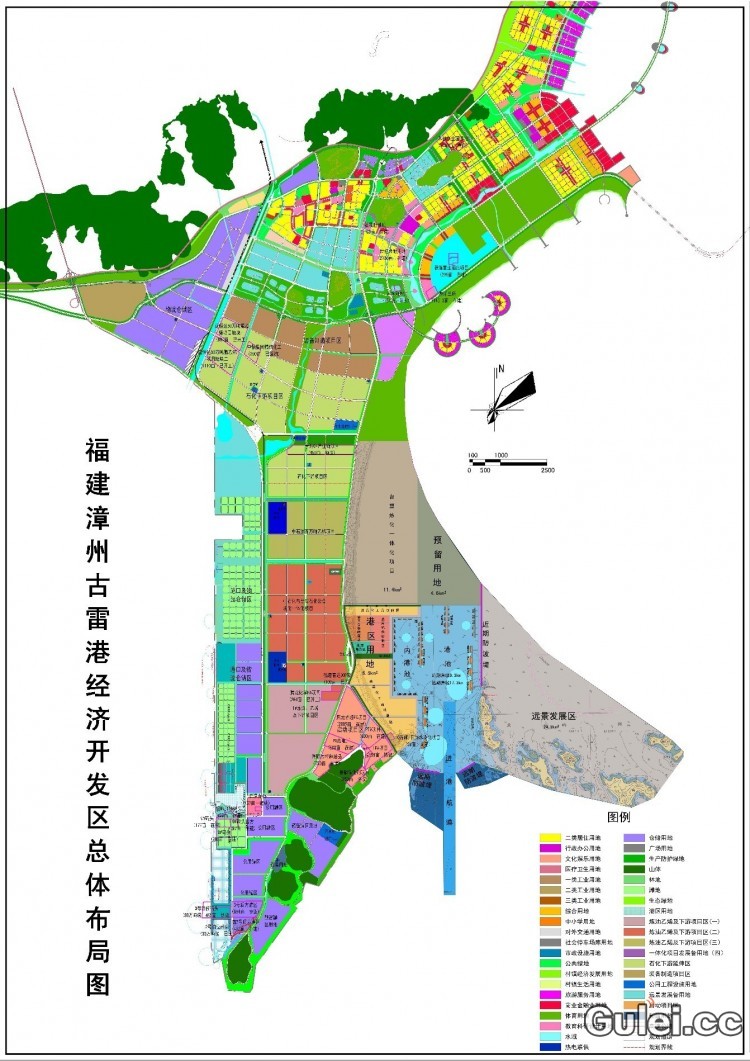 古雷港区规划图图片